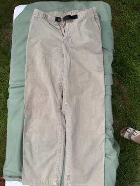 Vintage Gramicci Original Freedom Belted Climbing Pants Greige Women's Medium